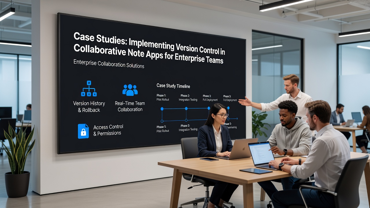 Case Studies on Implementing Version Control in Collaborative Note Applications for Enterprise Teams