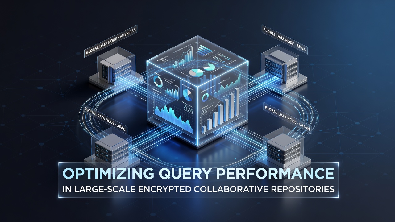 Optimizing Query Performance in Large-Scale Encrypted Collaborative Repositories Used by Multinational Corporations